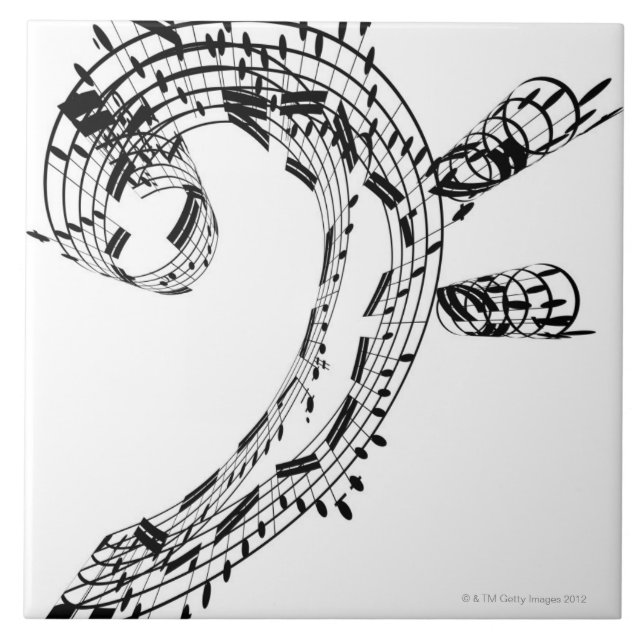 J.S.Bach's Cello Suite Tile (Front)