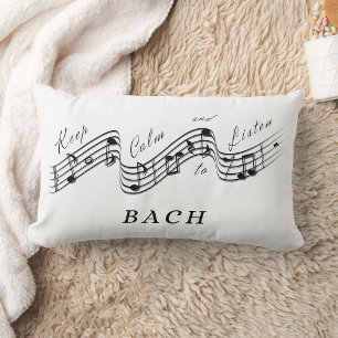 J Sebastian Bach Best Classical Music Composer Lumbar Cushion