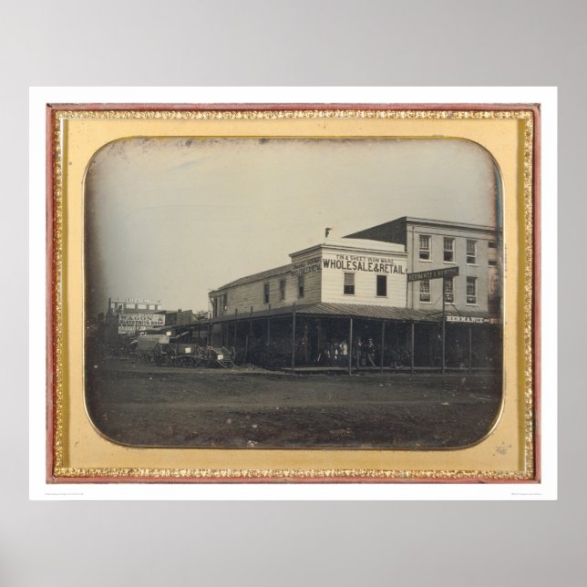 J Street and Fourth Street, Sacramento (40087) Poster (Front)