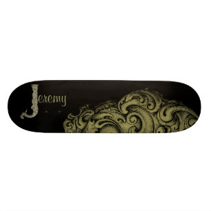 J - The Falck Alphabet (Golden) Skateboard