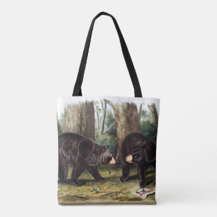 J.W. Audubon - Ursus Americanus Black Bear Tote Bag