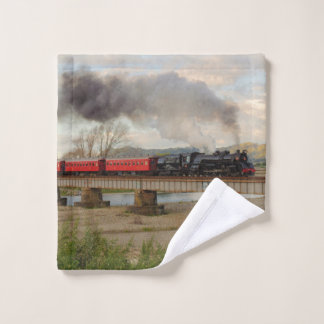 JA1271 crossing the Otaki River, NZ Wash Cloth