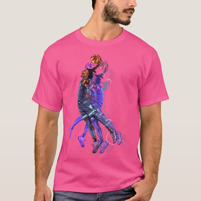 Ja Morant Drawing Art T-Shirt (Front)