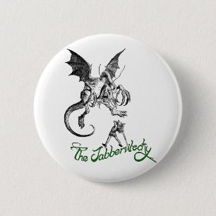 jabberwock 6 cm round badge