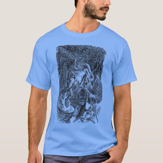 Jabberwocky: A Journey into the Realm T-Shirt (Front)
