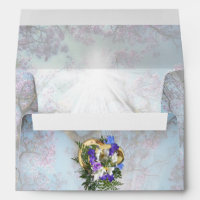 Jacaranda Blooms & Lily Bouquet Envelopes