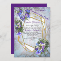 Jacaranda Blooms & Lily Bouquet Party