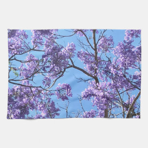 Jacaranda Blossoms Tea Towel
