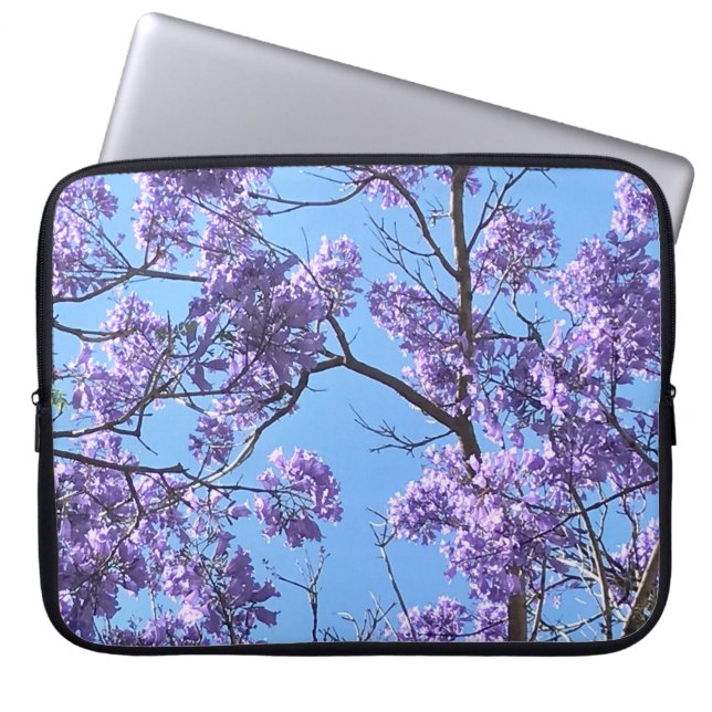 Jacaranda Laptop Sleeve (Front)