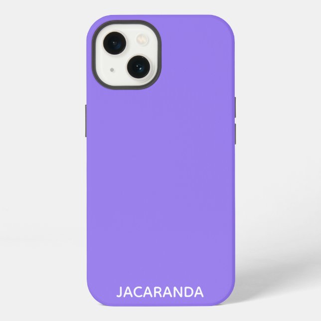 Jacaranda purple color name Case-Mate iPhone case (Back)
