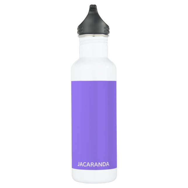 Jacaranda purple colour name 710 ml water bottle (Right)