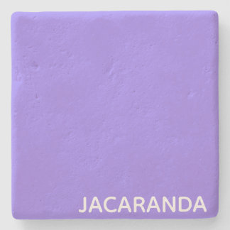 Jacaranda purple colour name stone coaster