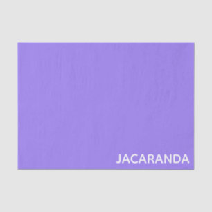 Jacaranda purple colour name tissue paper