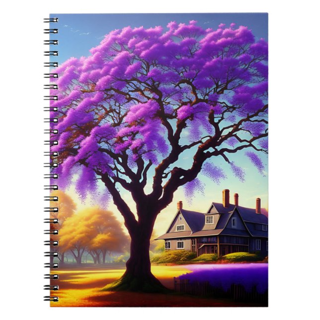Jacaranda Tree Farm House,  Notebook (Front)