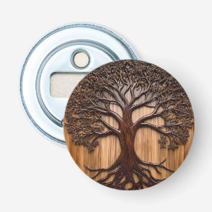 Jacaranda Tree Wood Carving, Bottle Opener