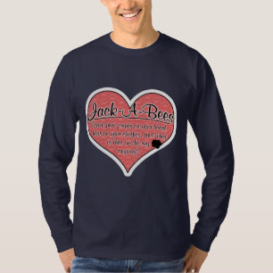 Jack-A-Bee Paw Prints Dog Humour T-Shirt