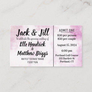 Jack and Jill Tickets