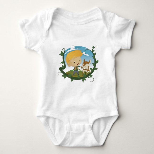 Jack and the Beanstalk Baby Bodysuit (Front)