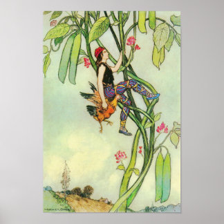 Jack and the Beanstalk by Warwick Goble Poster