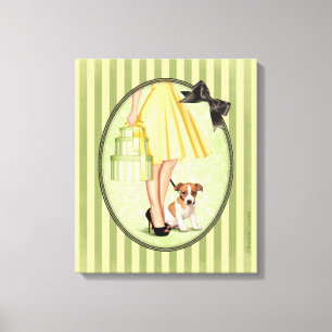 Jack and the boxes canvas print