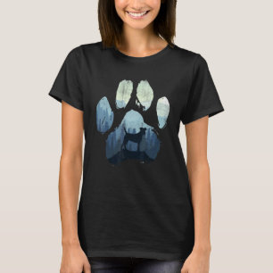 Jack Chi Dog Paw Mum Dad Mountains T-Shirt