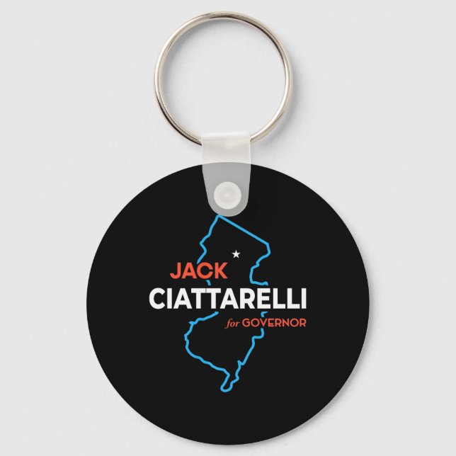 Jack Ciattarelli New Jersey Governor Election 2025 Key Ring (Front)