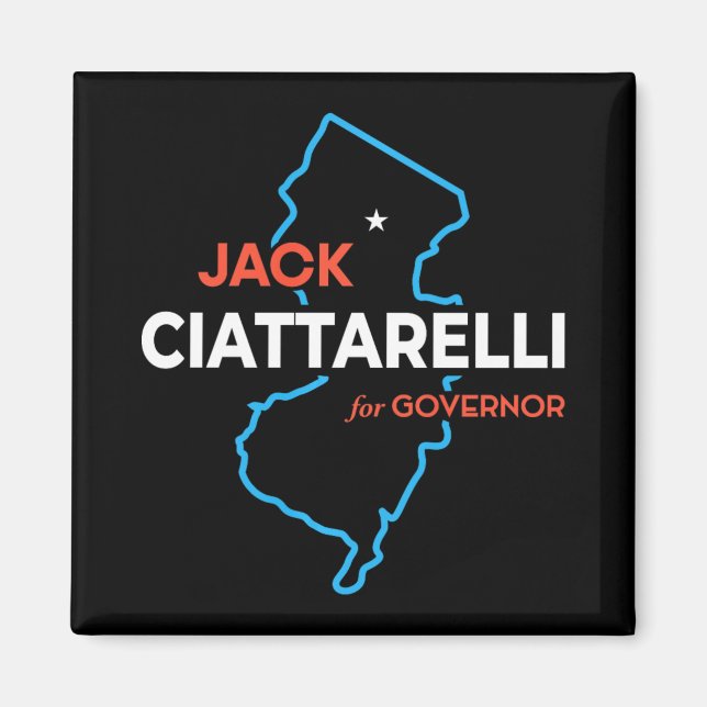 Jack Ciattarelli New Jersey Governor Election 2025 Magnet (Front)
