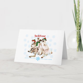 Jack Frost Christmas Greeting Card