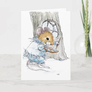 Jack Frost Mouse greeting card