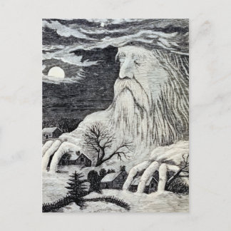 "Jack Frost" Vintage Illustration Postcard