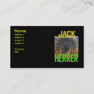 JACK HERRER BUSINESS CARD