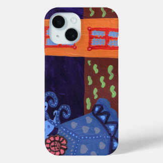 jack in the box flower iPhone 15 case