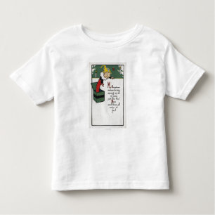 Jack-in-the-Box Sending Christmas Wishes Toddler T-Shirt