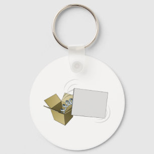 Jack in the box sign key ring