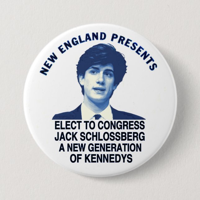 Jack (Kennedy) Schlossberg 7.5 Cm Round Badge (Front)