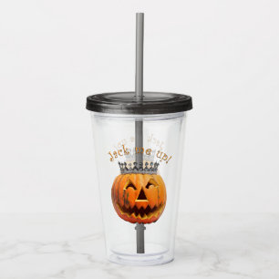 "Jack Me Up" Halloween Acrylic Tumbler