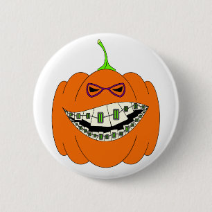 Jack-O-Braces 6 Cm Round Badge