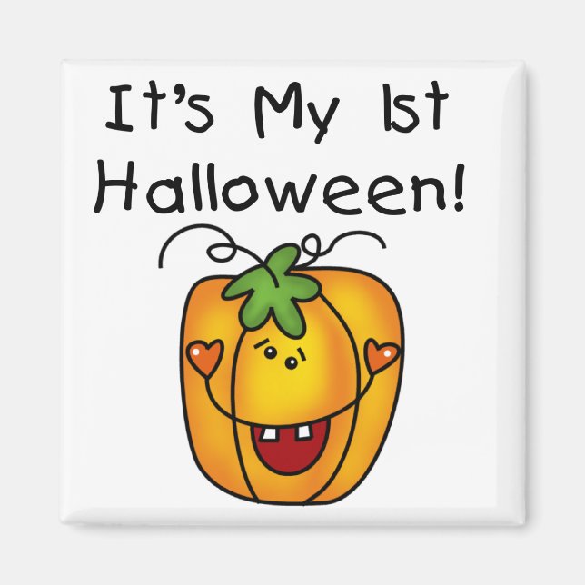 Jack O Lantern 1st Halloween T-shirts and Gifts Magnet (Front)