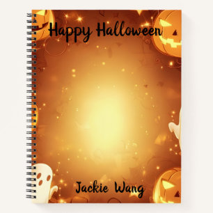 Jack o Lantern and Ghosts Notebook