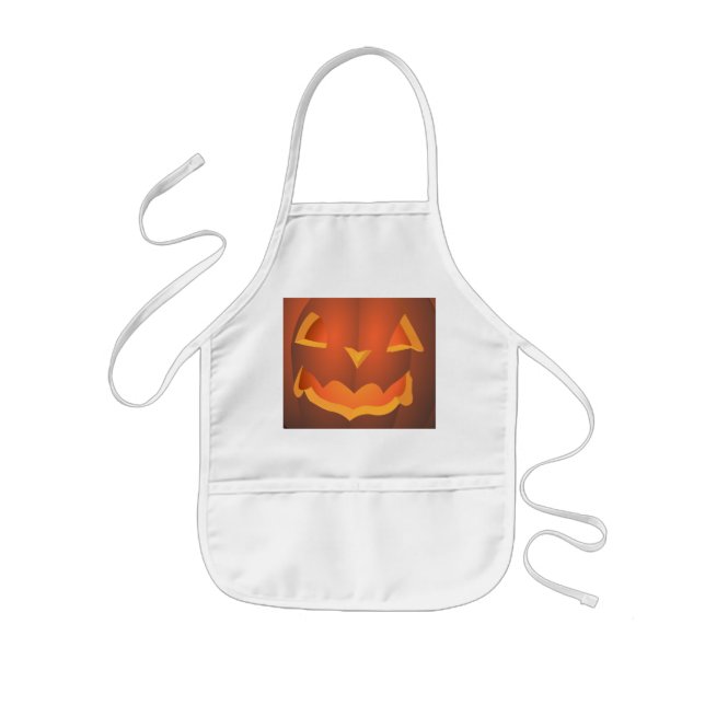 Jack-o-lantern Aprons Halloween Pumpkin BBQ Apron (Front)