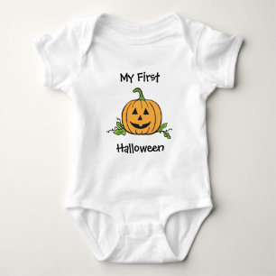 Jack O Lantern Baby's First Halloween Baby Bodysuit