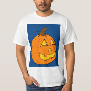 Jack o' Lantern Blue Mens Value T-Shirt