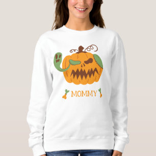 Jack-o'-Lantern & Bones Spooky Halloween Mum Sweatshirt