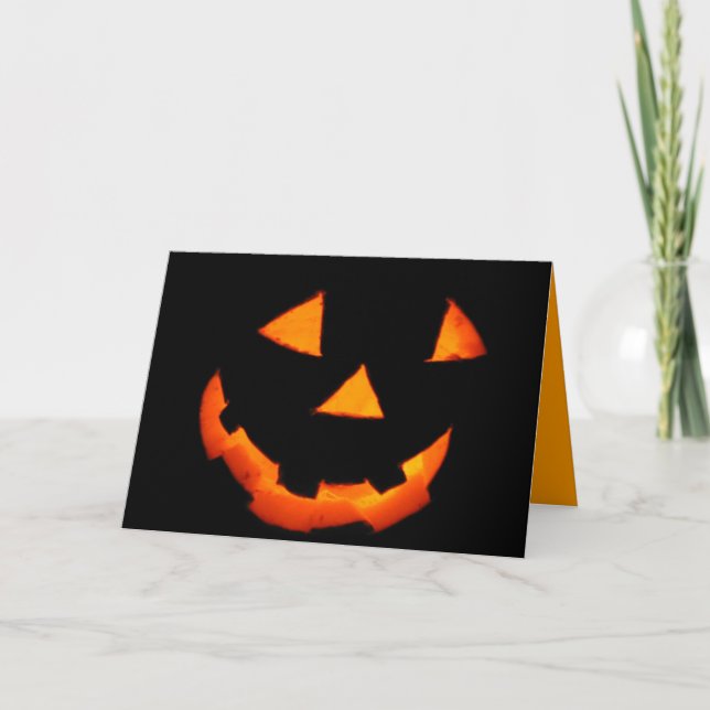 Jack-o'-Lantern card (Front)