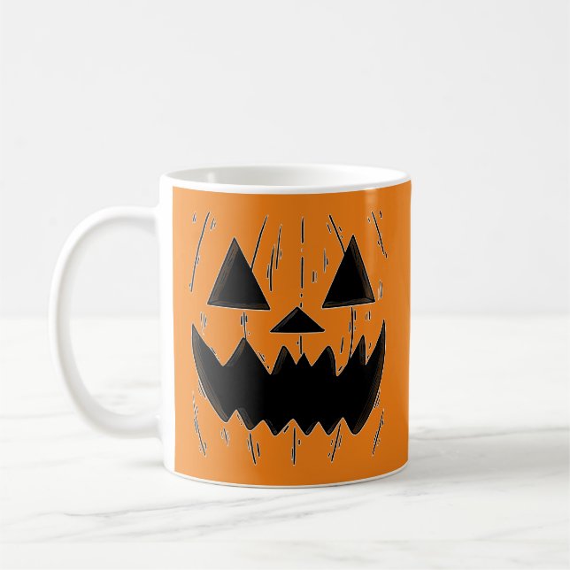 Jack O' Lantern Coffee Mug (Left)