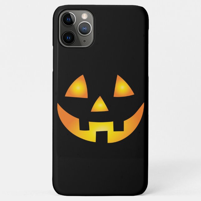 Jack O Lantern Creepy Pumpkin Face Halloween Case-Mate iPhone Case (Back)