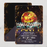 Jack O Lantern Disco Ball Halloween Party