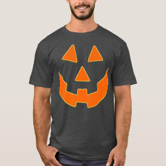 Jack O' Lantern Face Giant Halloween Pumpkin  T-Shirt
