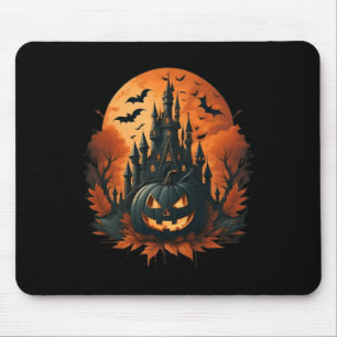 Jack O' Lantern Face Halloween Pumpkin Spooky Mouse Pad
