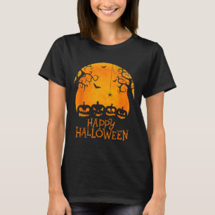 Jack O Lantern Face Happy Halloween Pumpkins Men W T-Shirt